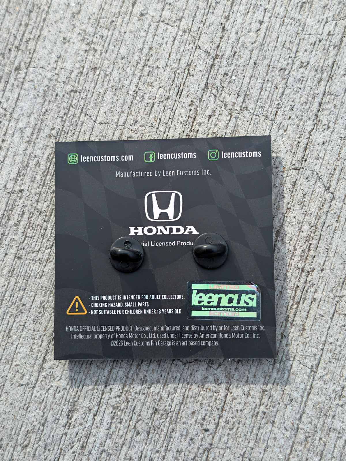 LEEN CUSTOMS x Larry Chen x 7-Eleven 1996 Honda Accord SiR SEMA Show Pin