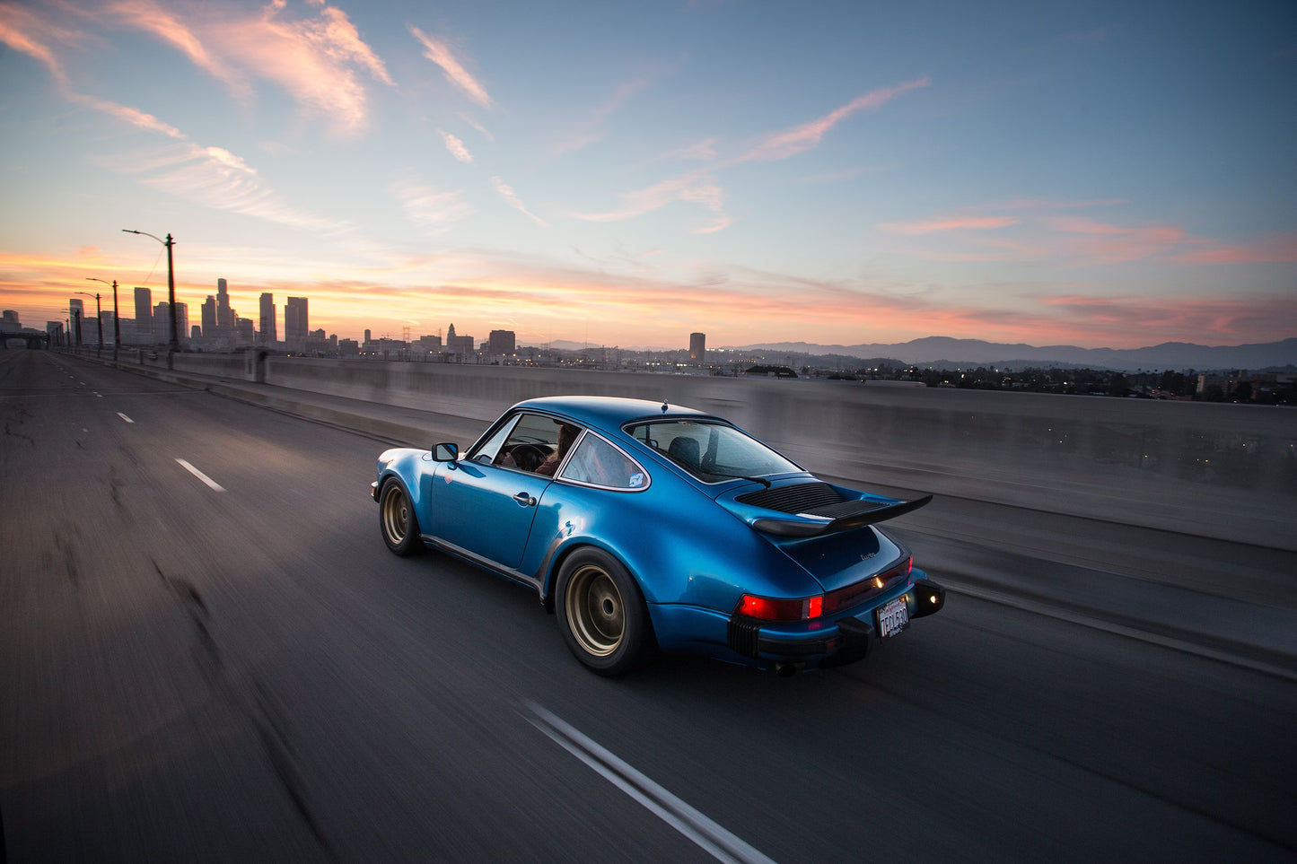 Porsche 930 Turbo 6th Street Bridge LA