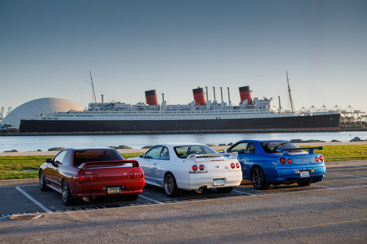 Skyline Trio R32 R33 and R34 Horizontal 24 x 36 inches(2ftx3ft)