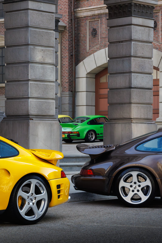Ruf cars at LUFT 10 vertical shot 24 x 36 inches(2ftx3ft)