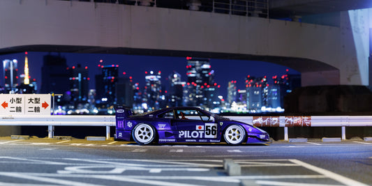 Liberty Walk F40 with Pilot Livery horizontal shot 24 x 48 inches(2ftx4ft)