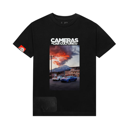 Nissan Skyline R34 GT-R Mt. Fuji Black Tee