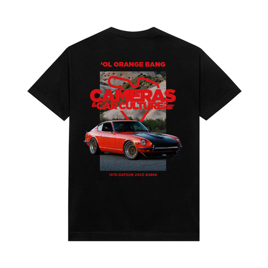 Ole Orange Bang 240z Black Tee