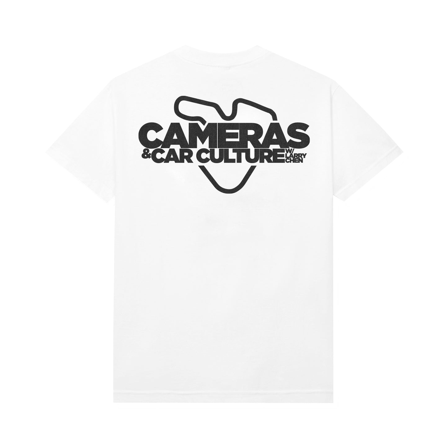 Cameras and Car Culture White Logo Tee