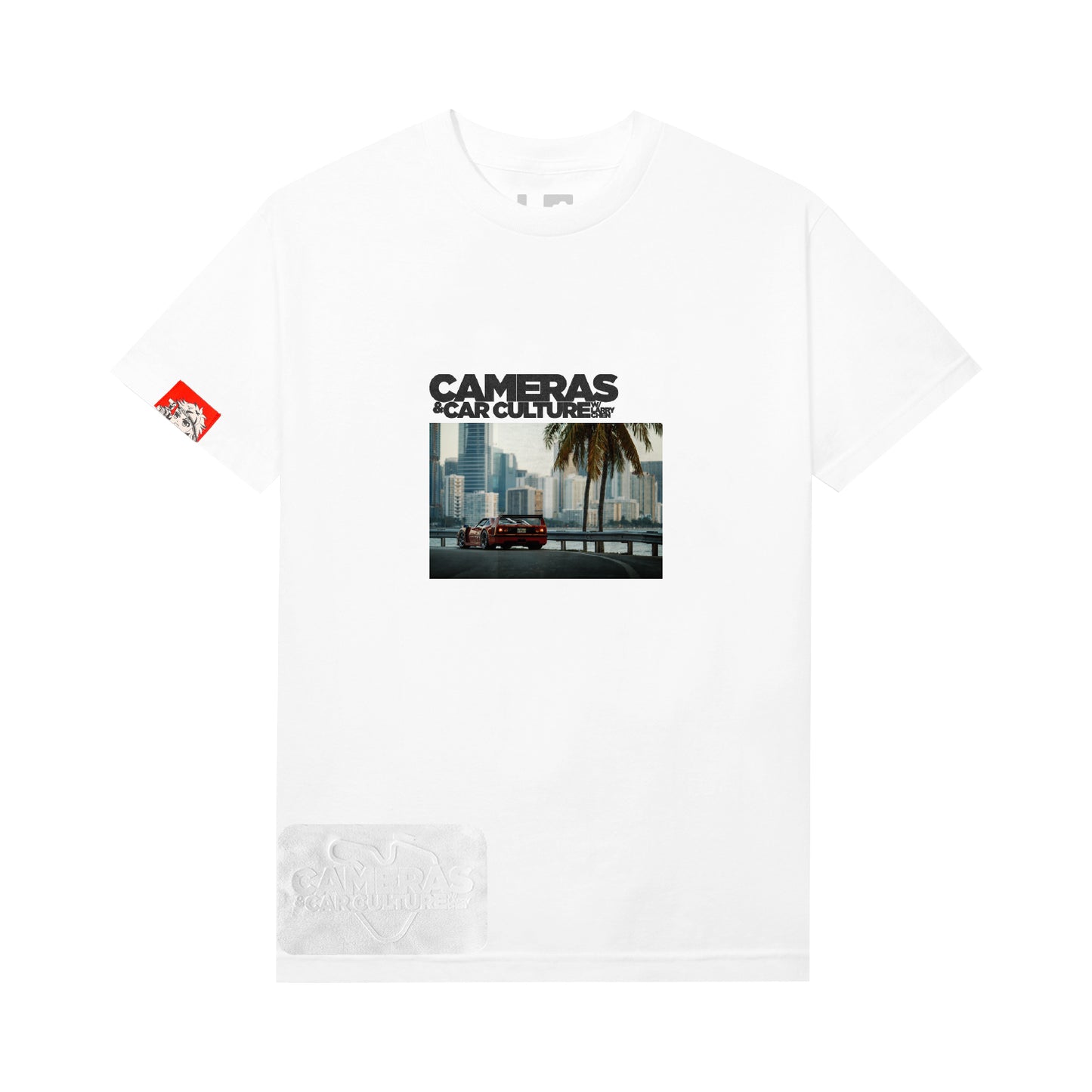 Miami White Tee