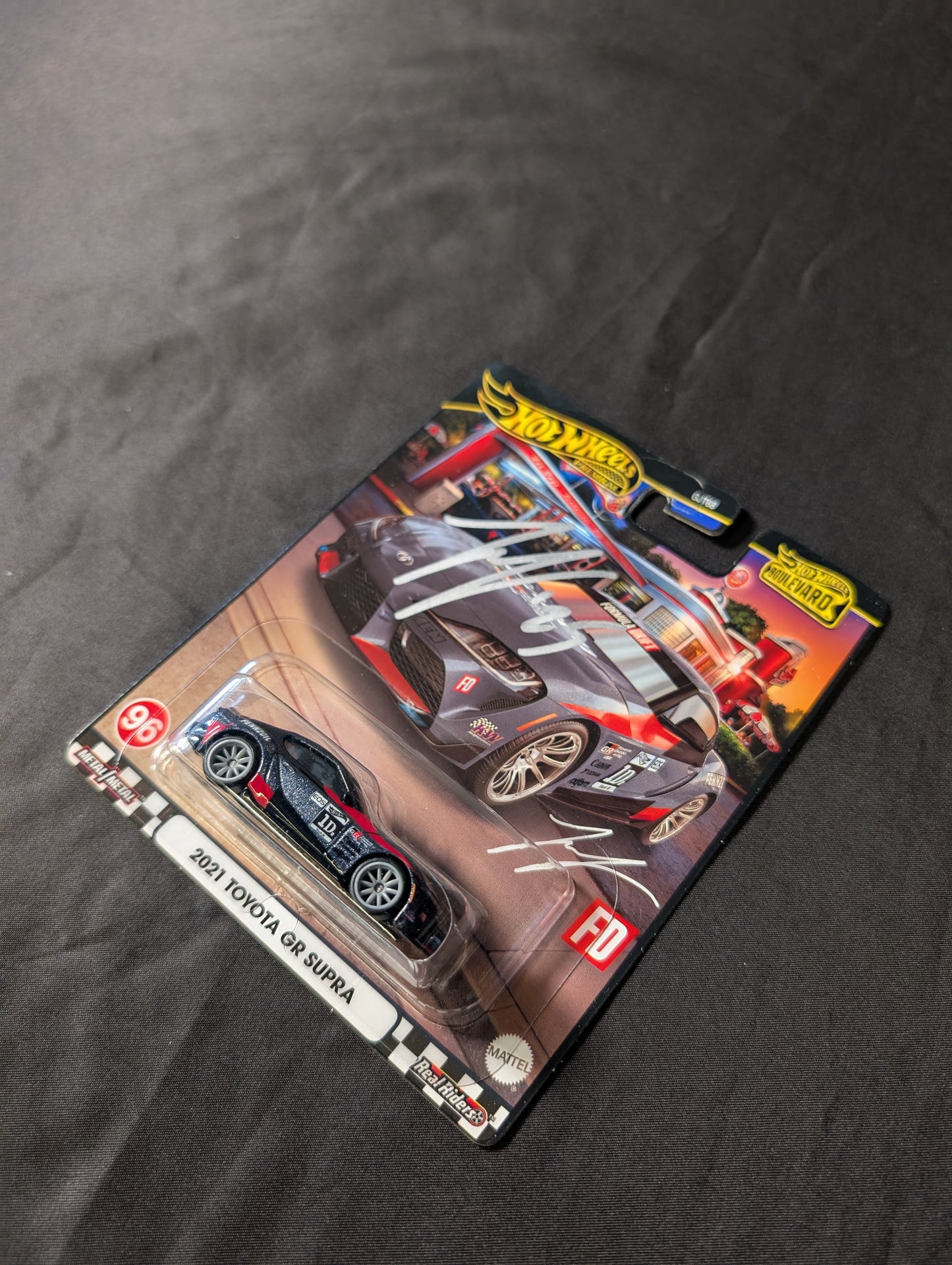 Hot Wheels Boulevard Toyota GR Supra (Signed) Free US Shipping