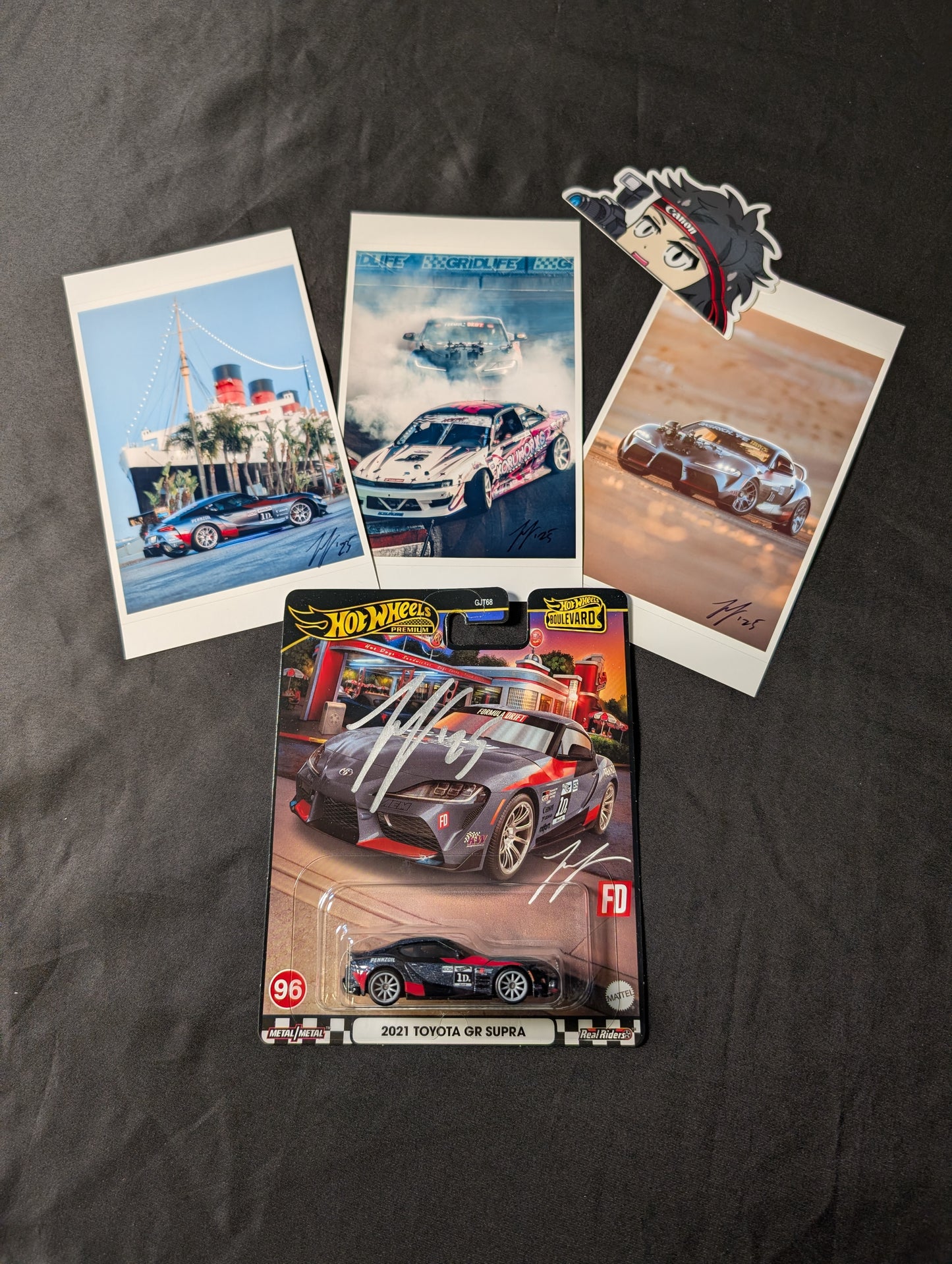 Hot Wheels Boulevard Toyota GR Supra (Signed) Free US Shipping