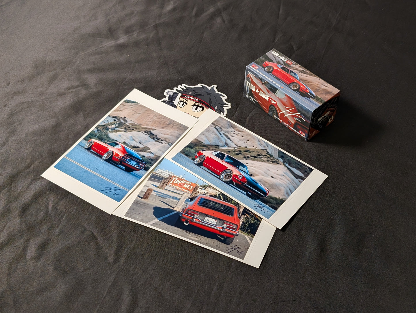 Mini GT Kaido House 1:64 Nissan Fairlady Z Kaido GT 'ORANGE BANG' V1 (Signed by Larry) Free US Shipping