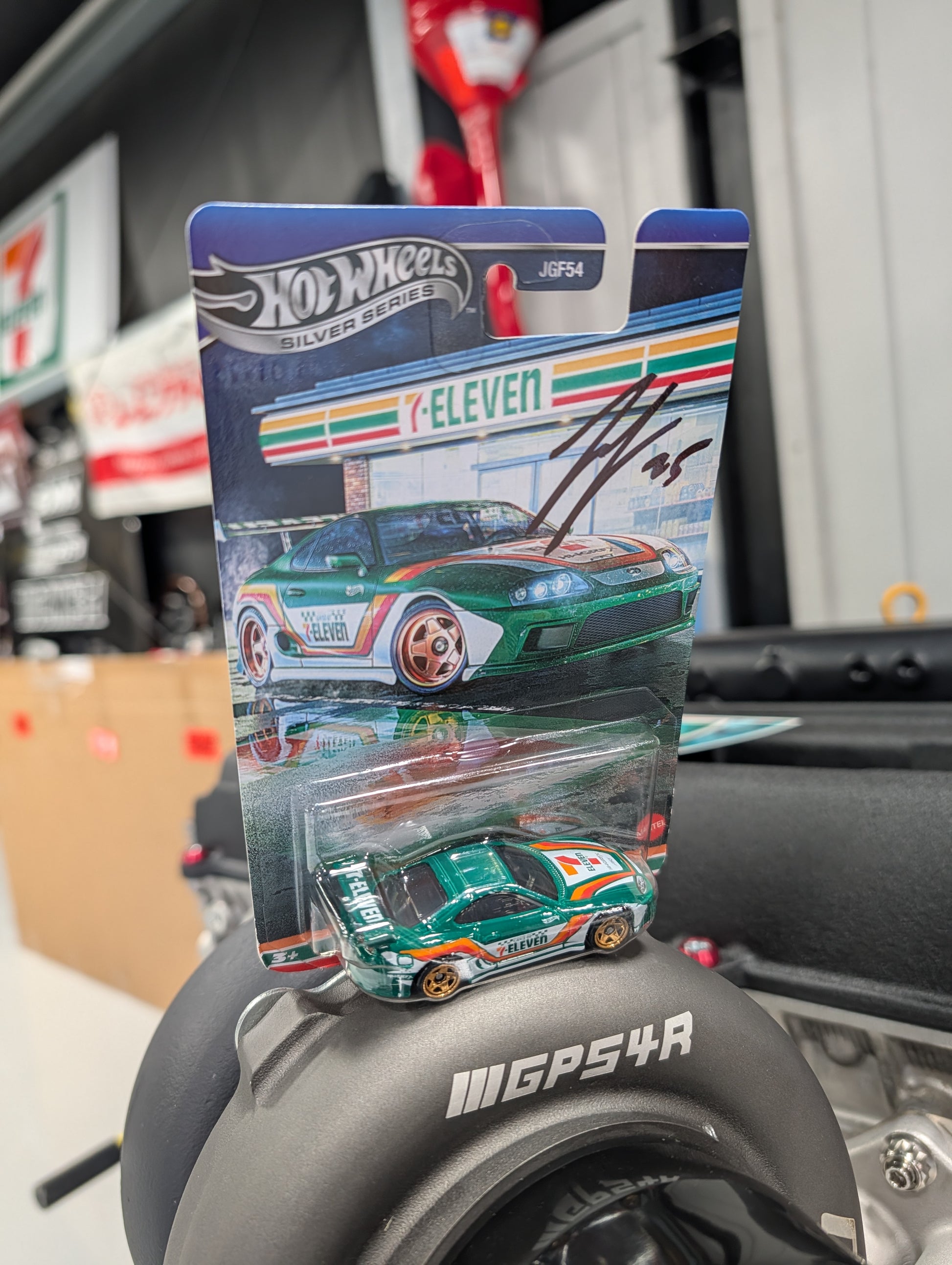 Lotto 3 Hot Wheels Silver Serie Toyota Supra 7-Eleven – Edizione Limitata Fast & Furious
