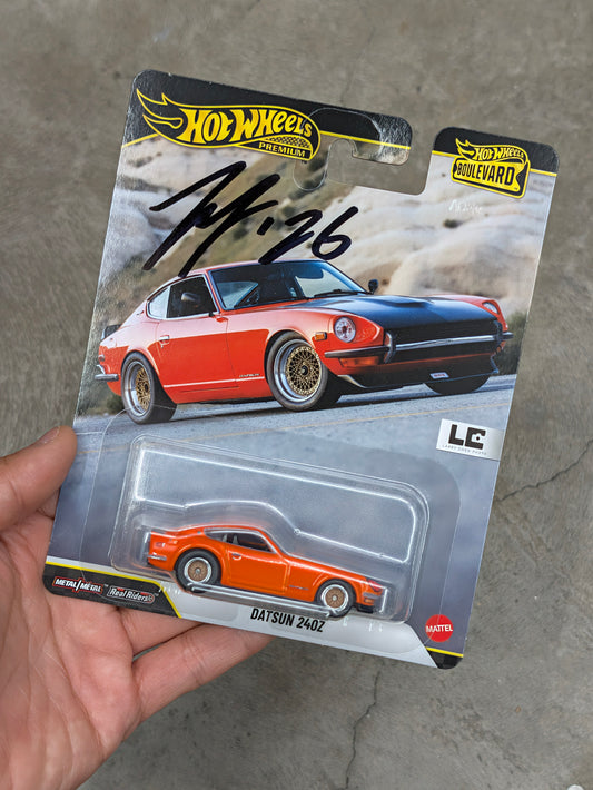Larry Chen edition Hot Wheels Boulevard Datsun 240z (Signed)