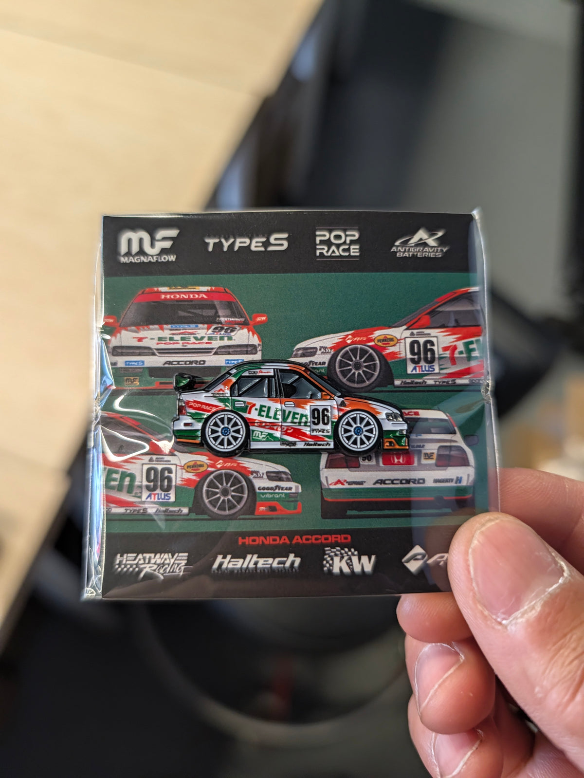 LEEN CUSTOMS x Larry Chen x 7-Eleven 1996 Honda Accord SiR SEMA Show Pin