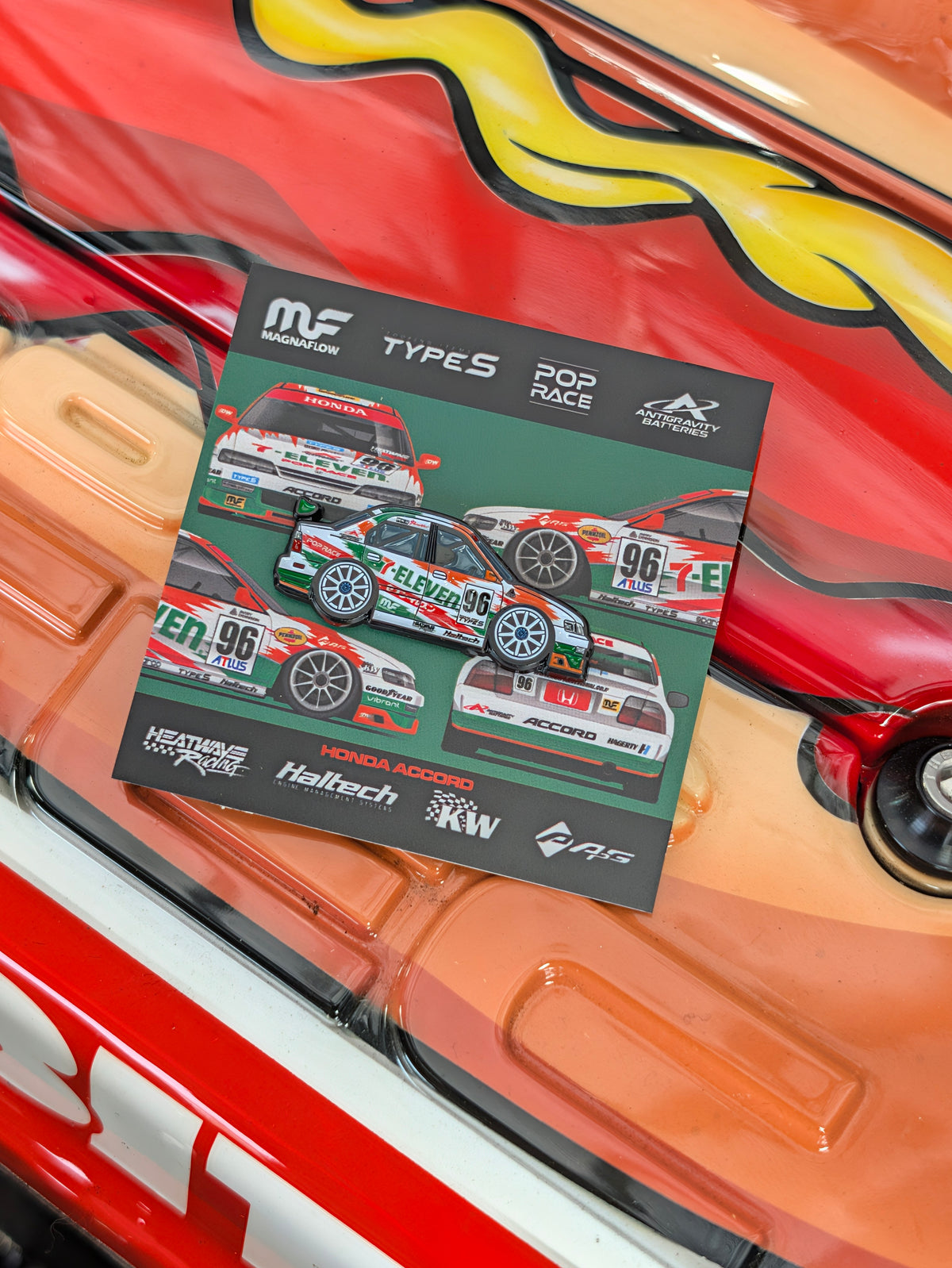 LEEN CUSTOMS x Larry Chen x 7-Eleven 1996 Honda Accord SiR SEMA Show Pin
