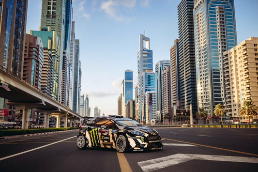 Ken Block Ford Fiesta Dubai