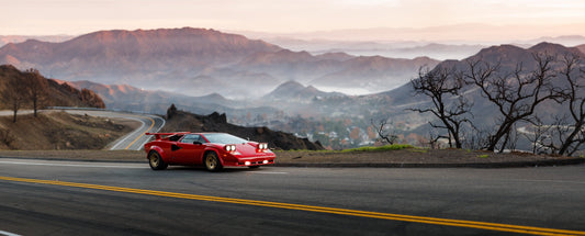 Matt Farah Lamborghini Countach Front Panorama