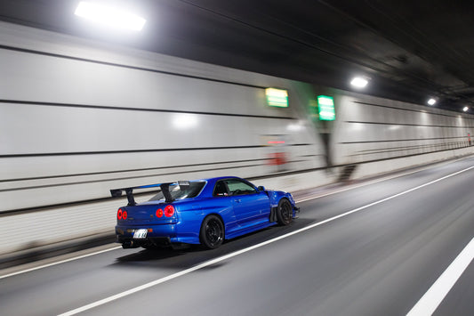 Bayside Blue Nissan Skyline R34 GTR