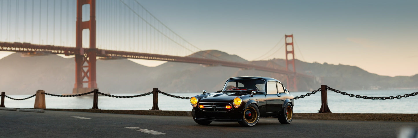 Honda S800 Daniel Wu Golden Gate Bridge SF Panorama