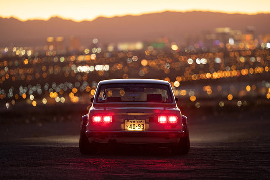 Team Wild Card Nissan Hakosuka Las Vegas Sunset Skyline
